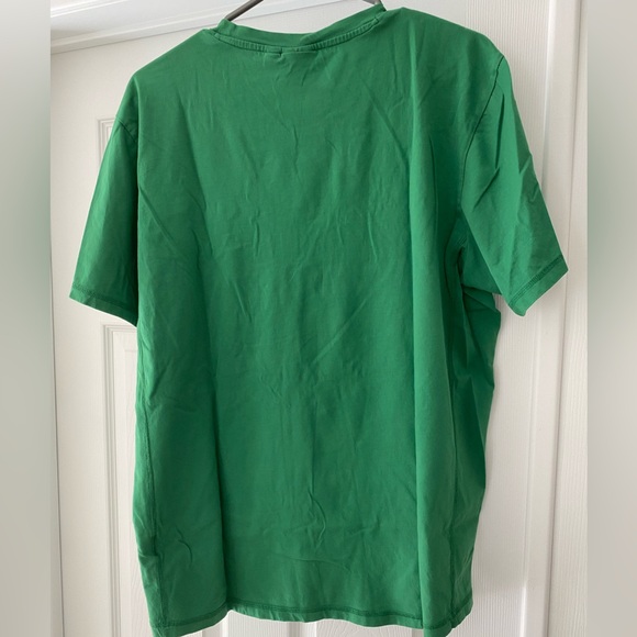 Puma Men’s Embroidered Green Tee - Picture 2 of 4